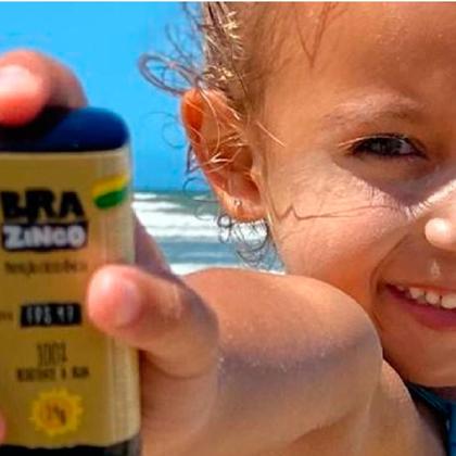 Imagem de Protetor solar facial brazinco 14g fps 47 100% resistente a água 2un