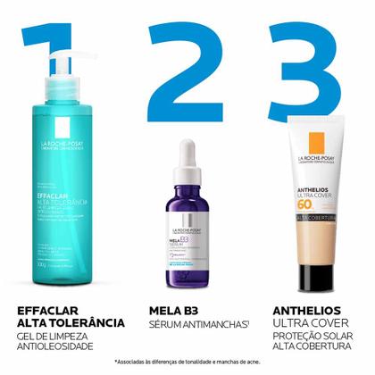 Imagem de Protetor Solar Facial com Cor Alta Cobertura e Toque Seco FPS 60 La Roche-Posay Anthelios Ultra Cover