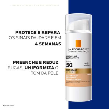 Imagem de Protetor Solar Facial com Cor La Roche-Posay - Anthelios Age Correct Fps50