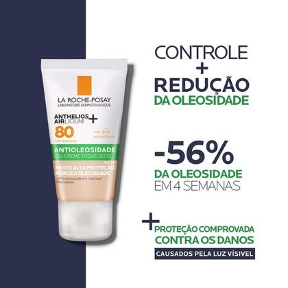 Imagem de Protetor Solar Facial com Cor La Roche Posay Anthelios Airlicium+ FPS80