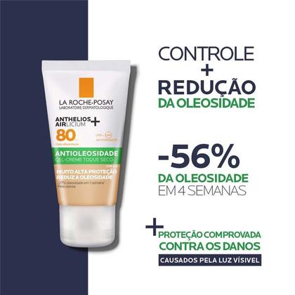 Imagem de Protetor Solar Facial com Cor La Roche Posay Anthelios Airlicium+ FPS80