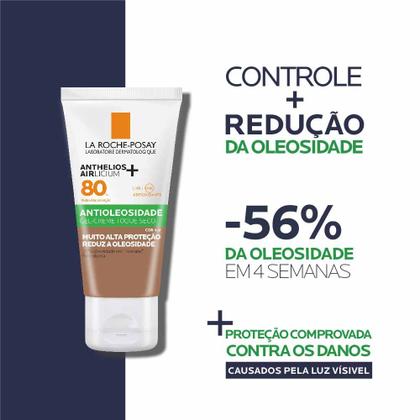 Imagem de Protetor Solar Facial com Cor La Roche Posay Anthelios Airlicium+ FPS80