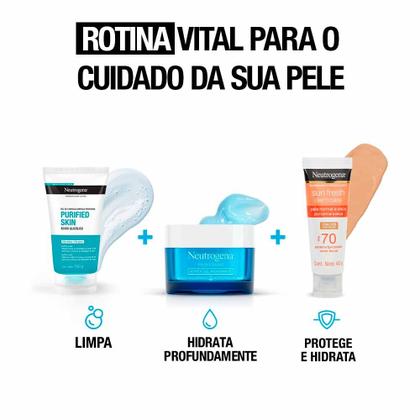 Imagem de Protetor Solar Facial com Cor Neutrogena Sun Fresh Derm Care FPS70  Pele Normal a Seca