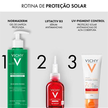 Imagem de Protetor Solar Facial com Cor Vichy Capital Soleil - UV Pigment Control FPS60