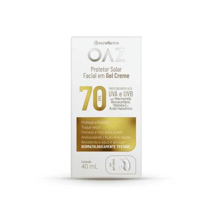 Imagem de Protetor Solar Facial Em Gel Creme Oaz - 70 Fps 40ml