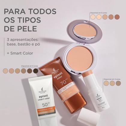 Imagem de Protetor Solar Facial Episol Color Tom 3 Médio FPS70 40mL