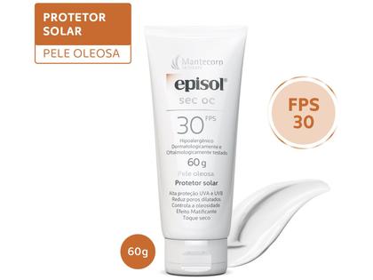 Imagem de Protetor Solar Facial Episol Sec OC Fps 30 60g