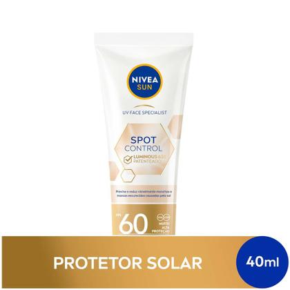 Imagem de Protetor Solar Facial Fluido NIVEA Sun - Spot Control Luminous 630 FPS60
