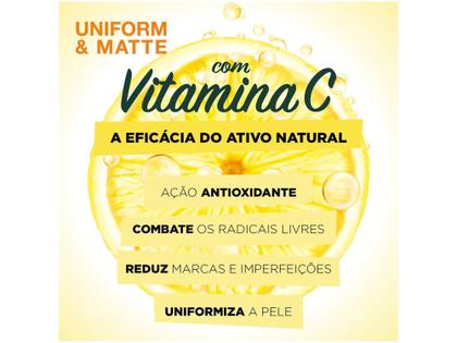 Imagem de Protetor Solar Facial Garnier FPS 50 com Cor - Garnier SkinActive Vitamina C Uniform e Matte 30g