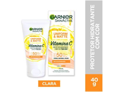 Imagem de Protetor Solar Facial Garnier Uniform & Matte
