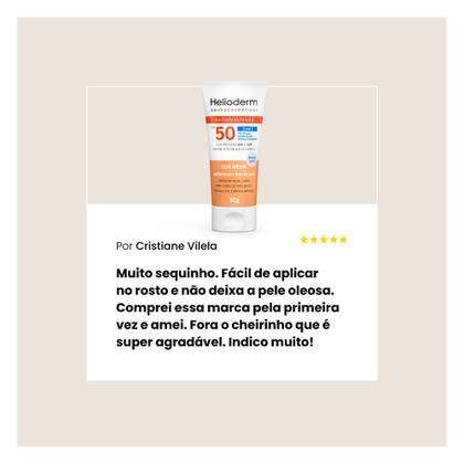Imagem de Protetor Solar Facial Helioderm Suncare FPS 50 Com Cor 50g
