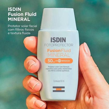 Imagem de Protetor Solar Facial Isdin - Fusion Fluid Mineral FPS 50 - 50ml