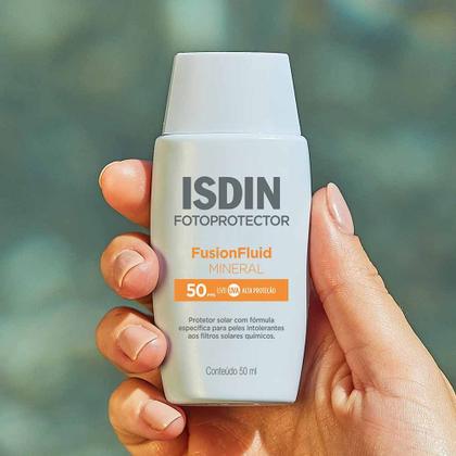 Imagem de Protetor Solar Facial Isdin - Fusion Fluid Mineral FPS 50