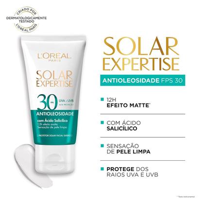 Imagem de Protetor Solar Facial L'Oréal Expertise Antioleosidade FPS30 40g