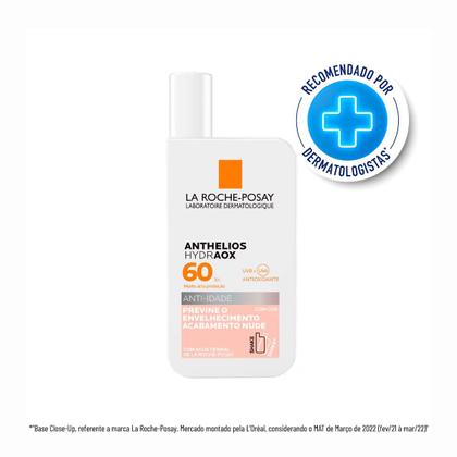 Imagem de Protetor Solar Facial La Roche-Posay Anthelios Hydraox Anti-idade com cor FPS60 50g