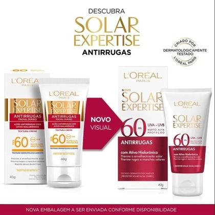 Imagem de Protetor Solar Facial Loreal Expertise Antirrugas FPS60