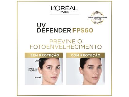 Imagem de Protetor Solar Facial Loreal Paris FPS 60 - UV Defender Hidratação Revitalizante 40g