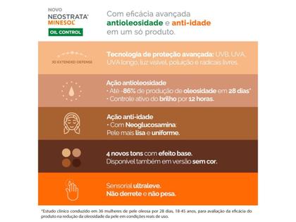 Imagem de Protetor Solar Facial Neostrata FPS 70 Pele Clara - Oil Control Toque Seco 40g