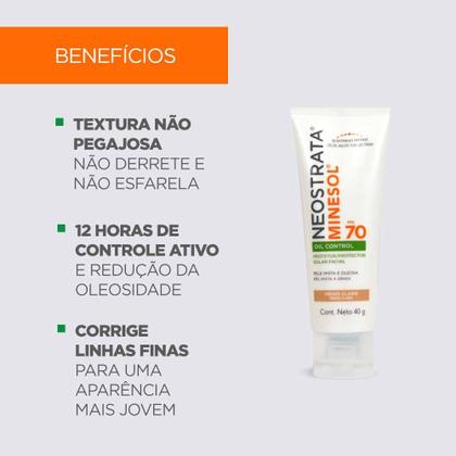 Imagem de Protetor Solar Facial Neostrata Minesol Oil Control FPS 70