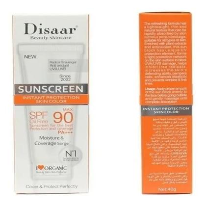 Imagem de Protetor Solar Facial Orgânico Oil Free 90 Max Disaar 40g