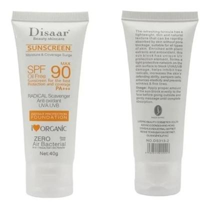 Imagem de Protetor Solar Facial Orgânico Oil Free 90 Max Disaar 40g