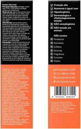 Imagem de Protetor Solar Facial Principia PS-01 FPS40 40ml