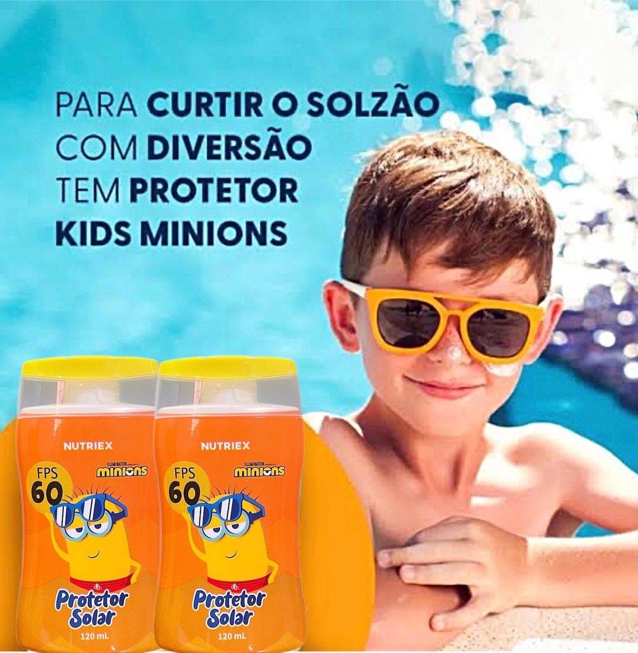 Imagem de Protetor Solar Fator 60 UVA UVB 120ml Minions
