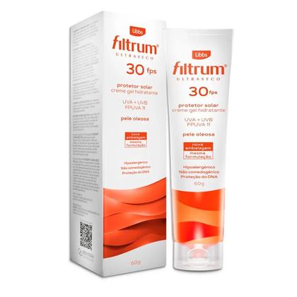 Imagem de Protetor Solar Filtrum Ultra Seco FPS 30 Gel Creme com 60g