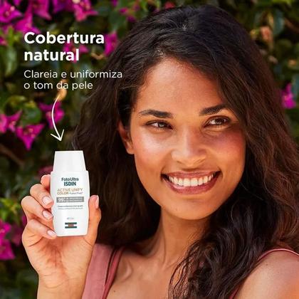 Imagem de Protetor Solar FotoUltra ISDIN Active Unify Color FPS99 50ml