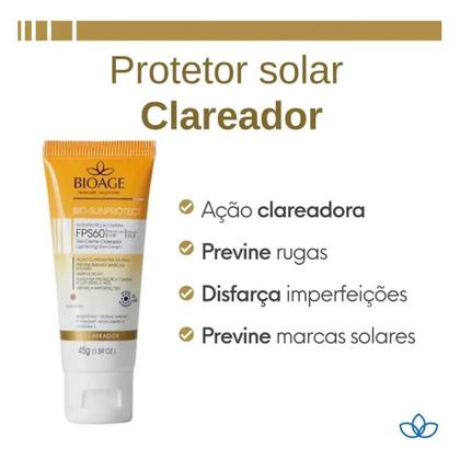 Imagem de Protetor Solar FPS60 Translúcido Clareador - Bioage