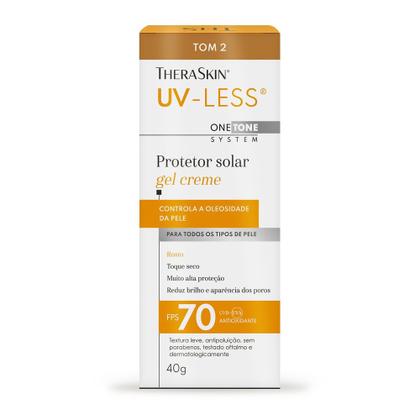 Imagem de Protetor Solar Gel Creme TheraSkin UV-Less Tom 2 Fps70 40g