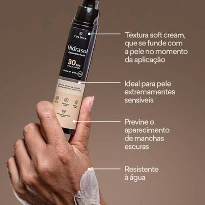 Imagem de Protetor Solar Hidrasol Bloqueador Facial 30 Tulipia Fps 50g