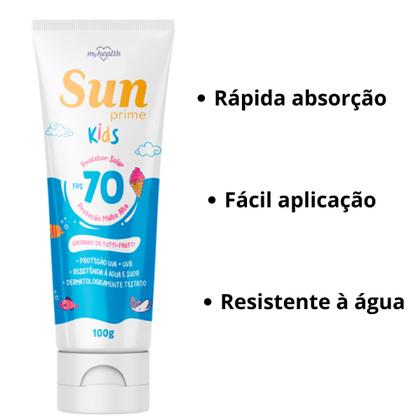 Imagem de Protetor Solar Kids Loção Sun Prime FPS70 100G - My Health