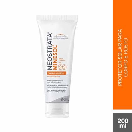 Imagem de Protetor Solar Neostrata Minesol Corpo & Rosto Fluido Hidratante Antioxidante FPS99