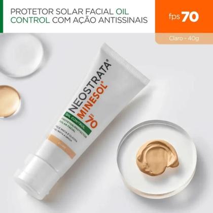 Imagem de Protetor Solar NeoStrata Minesol OC Pele Clara FPS70 40g