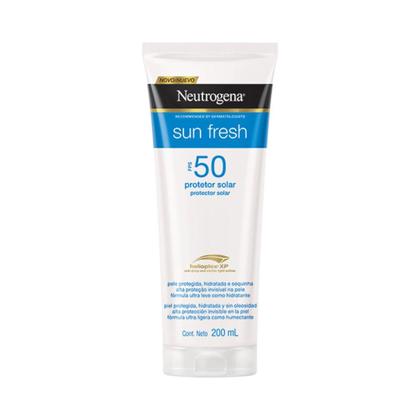Imagem de Protetor solar neutrogena sun fresh corpo e rosto loção fps 50 com 200ml