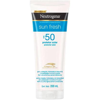 Imagem de Protetor solar neutrogena sun fresh corpo e rosto loção fps 50 com 200ml