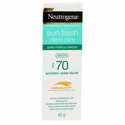 Imagem de Protetor Solar Neutrogena Sun Fresh Derm Care Facial FPS70