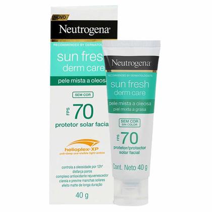 Imagem de Protetor Solar Neutrogena Sun Fresh Derm Care Facial FPS70