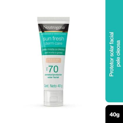 Imagem de Protetor Solar Neutrogena Sun Fresh Pele Oleosa Clara FPS 70 40g