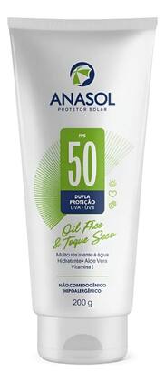 Imagem de Protetor Solar Oil Free Toque Seco Fps 50 200g  Anasol
