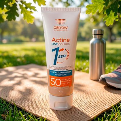 Imagem de Protetor Solar One Actine Colors FPS 50 1 Segundo Cor Tom 1 40g