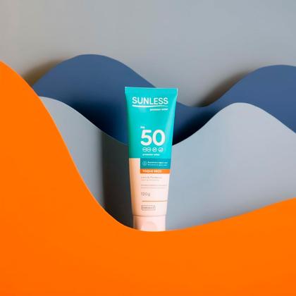 Imagem de Protetor Solar Sunless Média Proteção Toque Seco FPS50 120g 