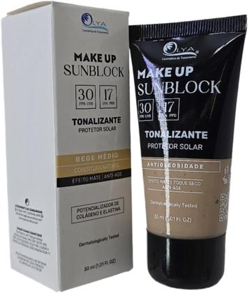 Imagem de Protetor Solar Tonalizante Facial Fps30 Bege Medio 30Ml