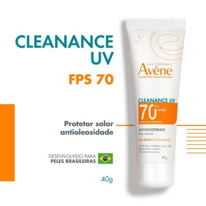 Imagem de Protetor Solar UV Antioleosidade FPS70 Avene Cleanance 40g