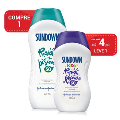 Imagem de Protetor Sundown FPS50 200ml  + Sundown KIDS FPS60 120ml