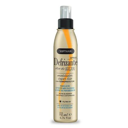 Imagem de Protetor Térmico para Cabelo Defrizante Liso Termoprotetor Anti Frizz Spray Óleo de Argan Soft Hair 140ml