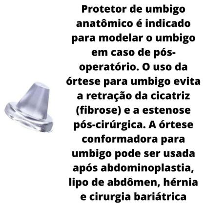 Imagem de Protetor Umbigo Protege Pós Cirurgia + Curativo Hypafix Fita Para Segurar Fixar Na Pele