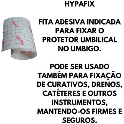 Imagem de Protetor Umbigo Protege Pós Cirurgia + Curativo Hypafix Fita Para Segurar Fixar Na Pele