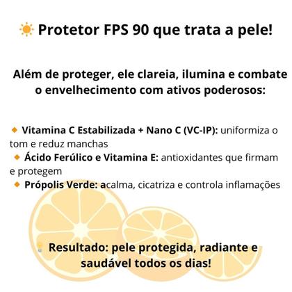 Imagem de Protetor Vitamina C Antiox C Protect FPS90 Cosmobeauty